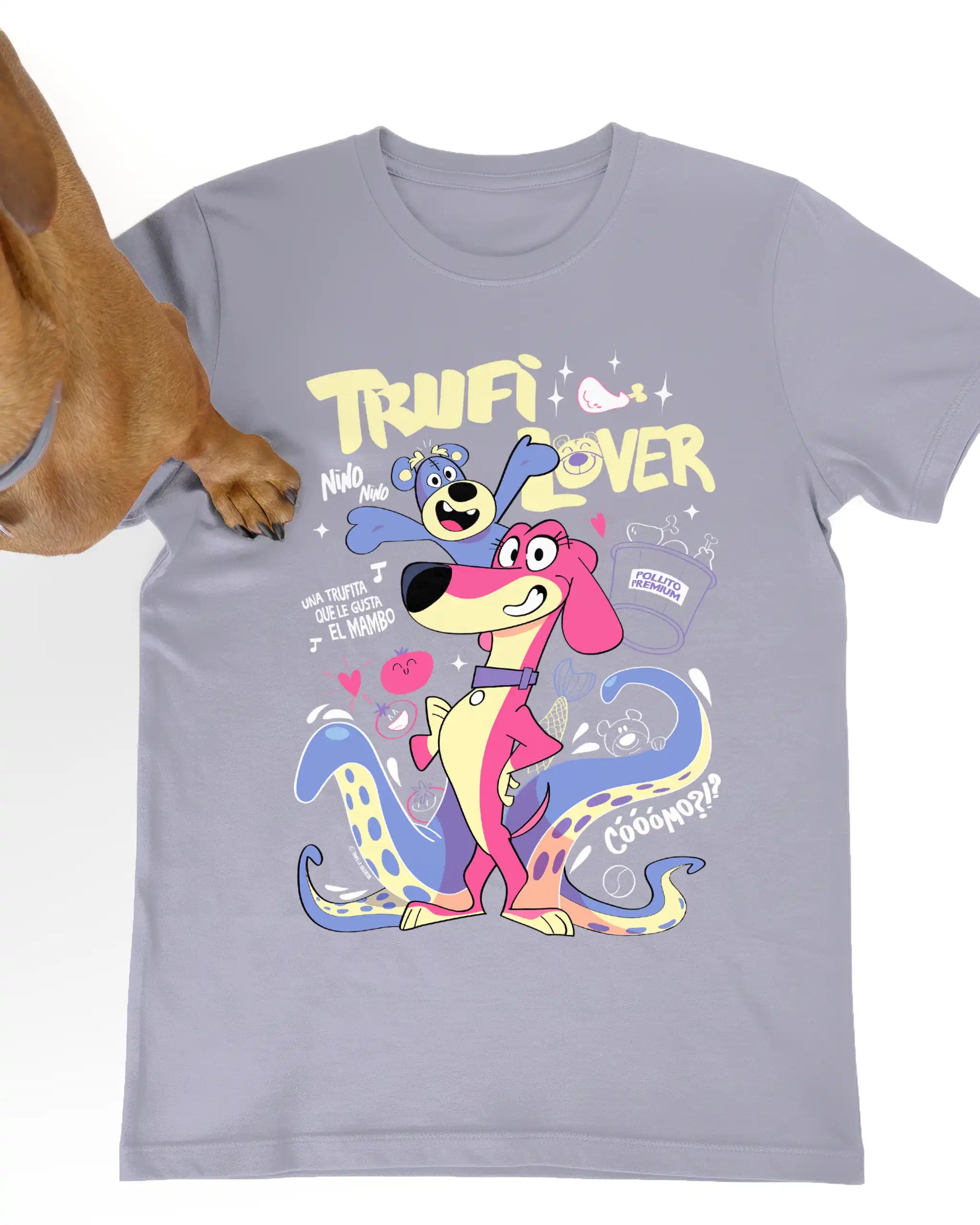 camiseta kis trufilover lavanda