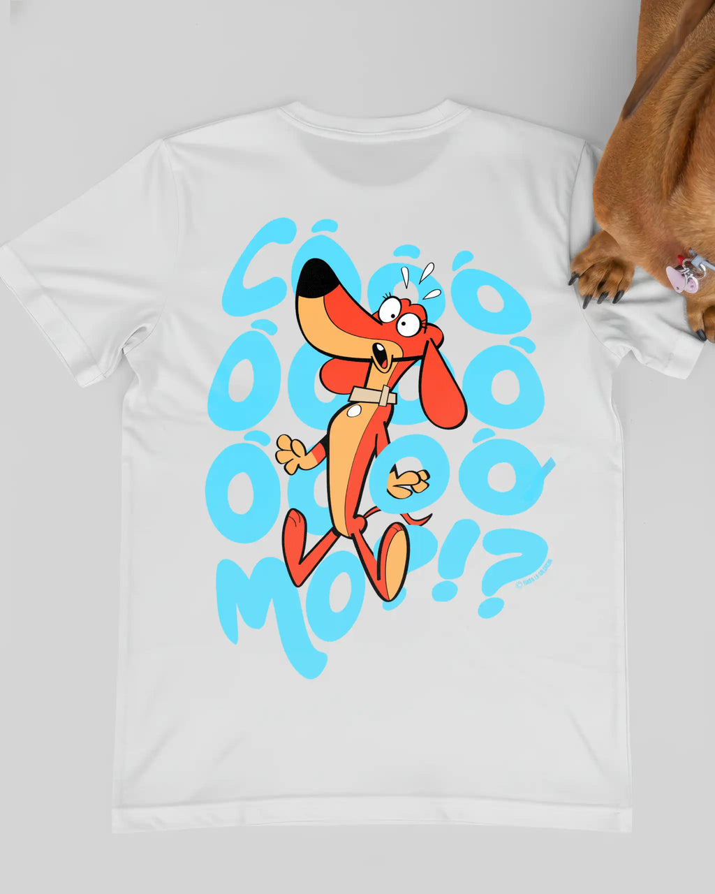 camiseta adulto como blanco