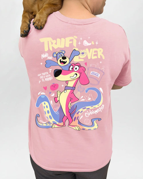camiseta adulto trufilover rosa