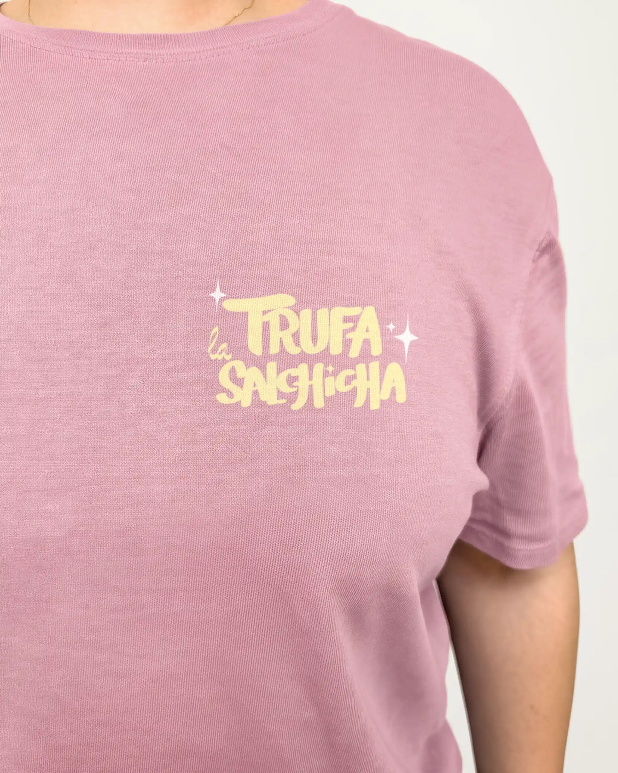 camiseta adulto trufilover rosa