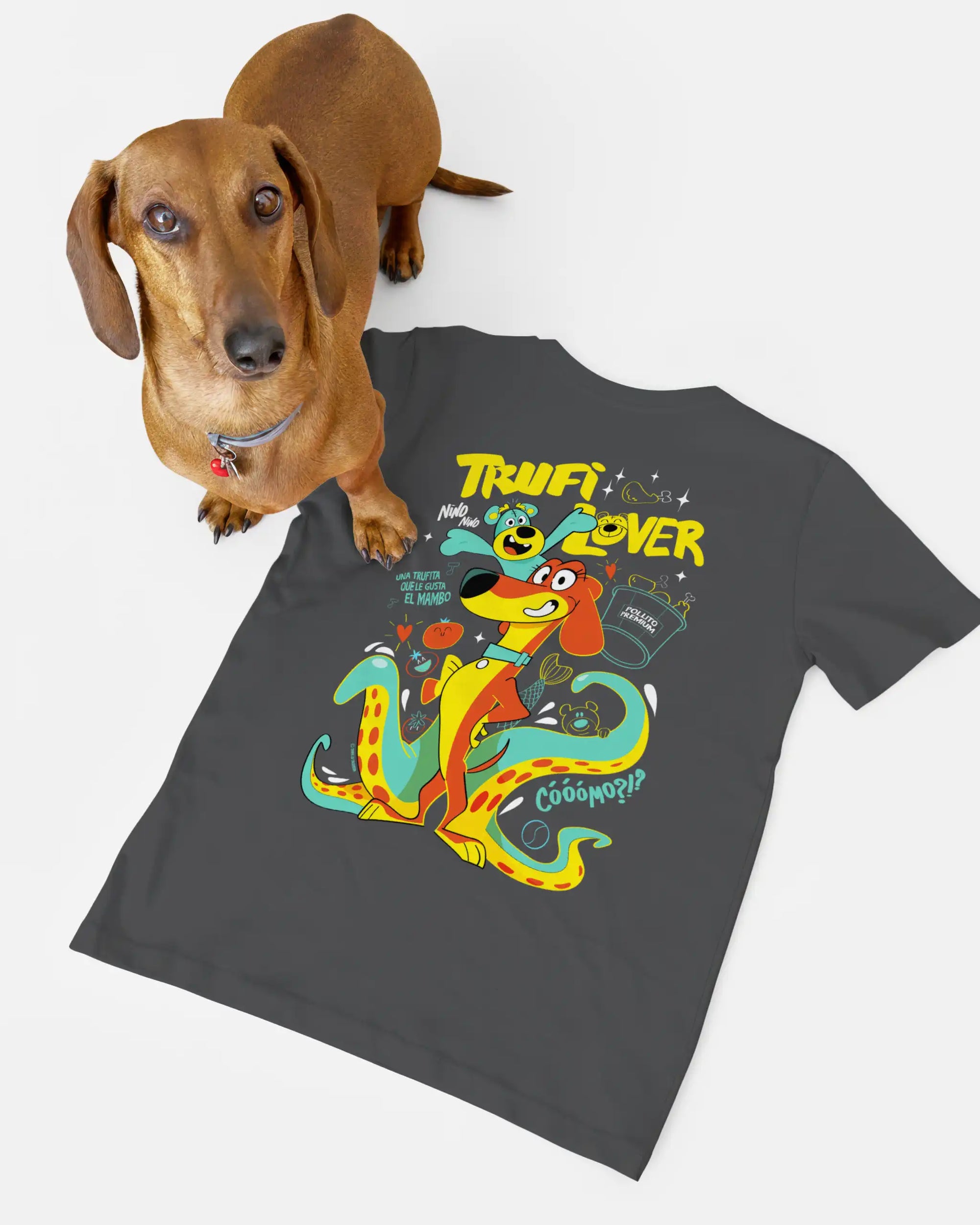 camiseta adulto trufilover antracita