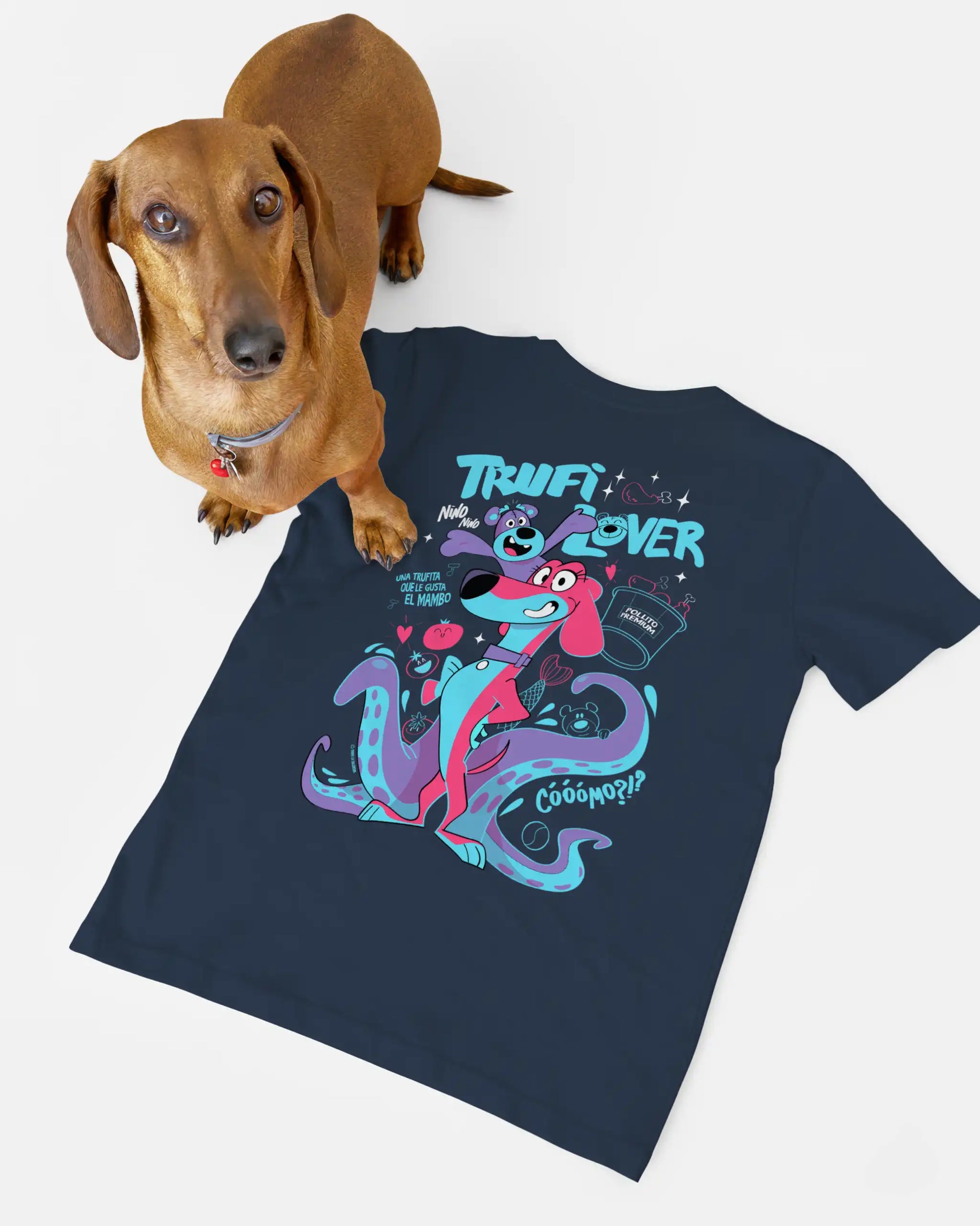 camiseta adulto trufilover marino