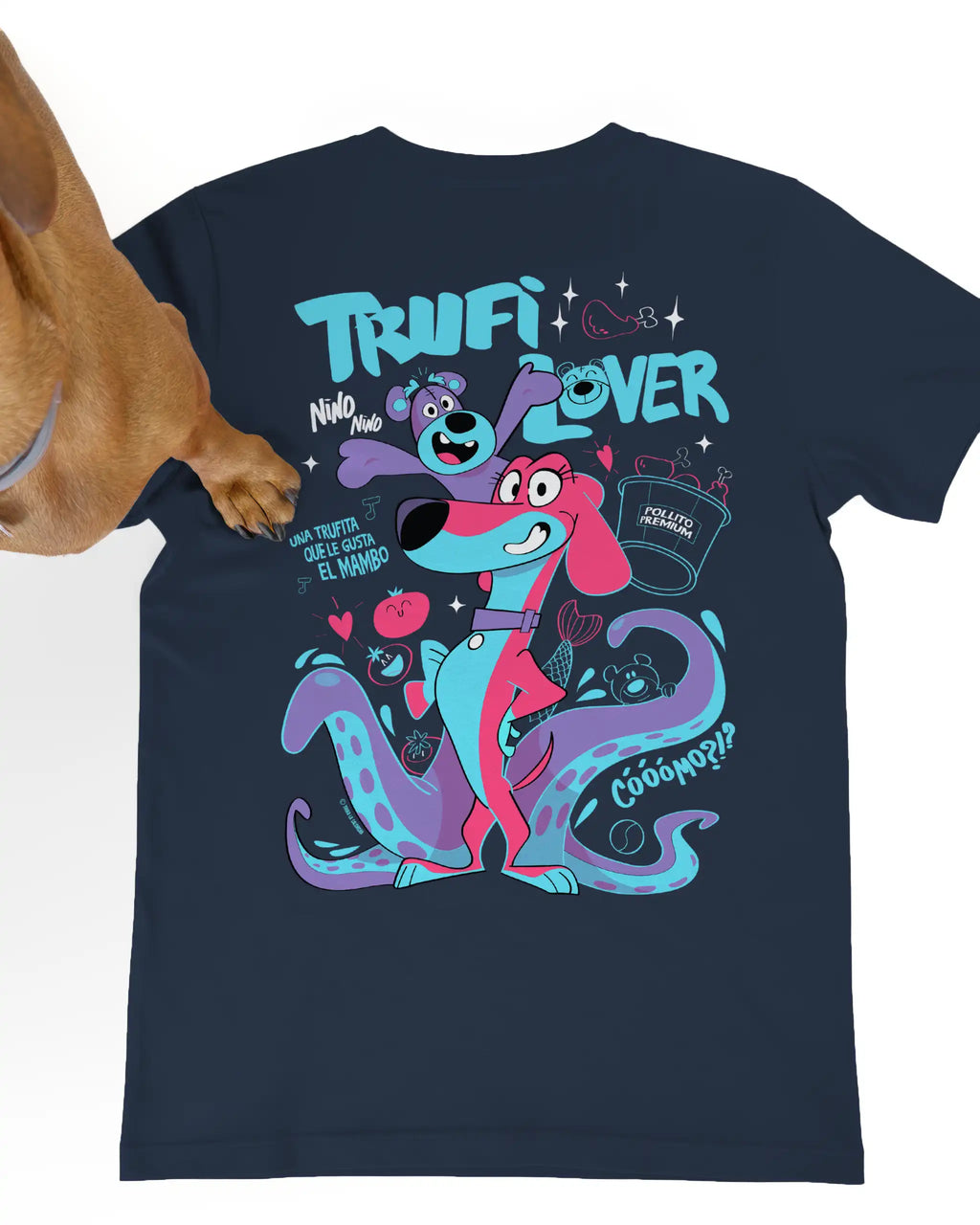camiseta adulto trufilover marino