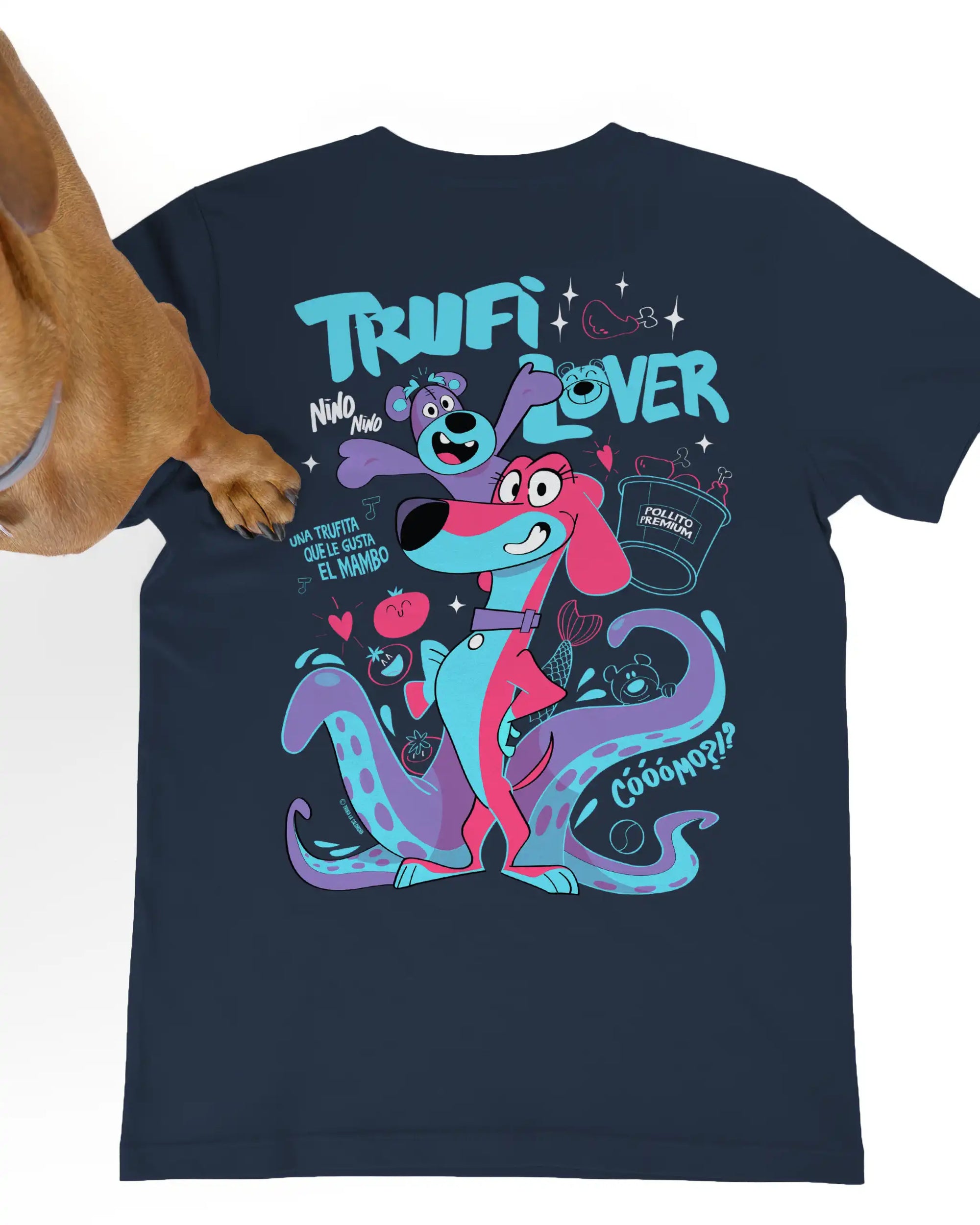 camiseta adulto trufilover marino