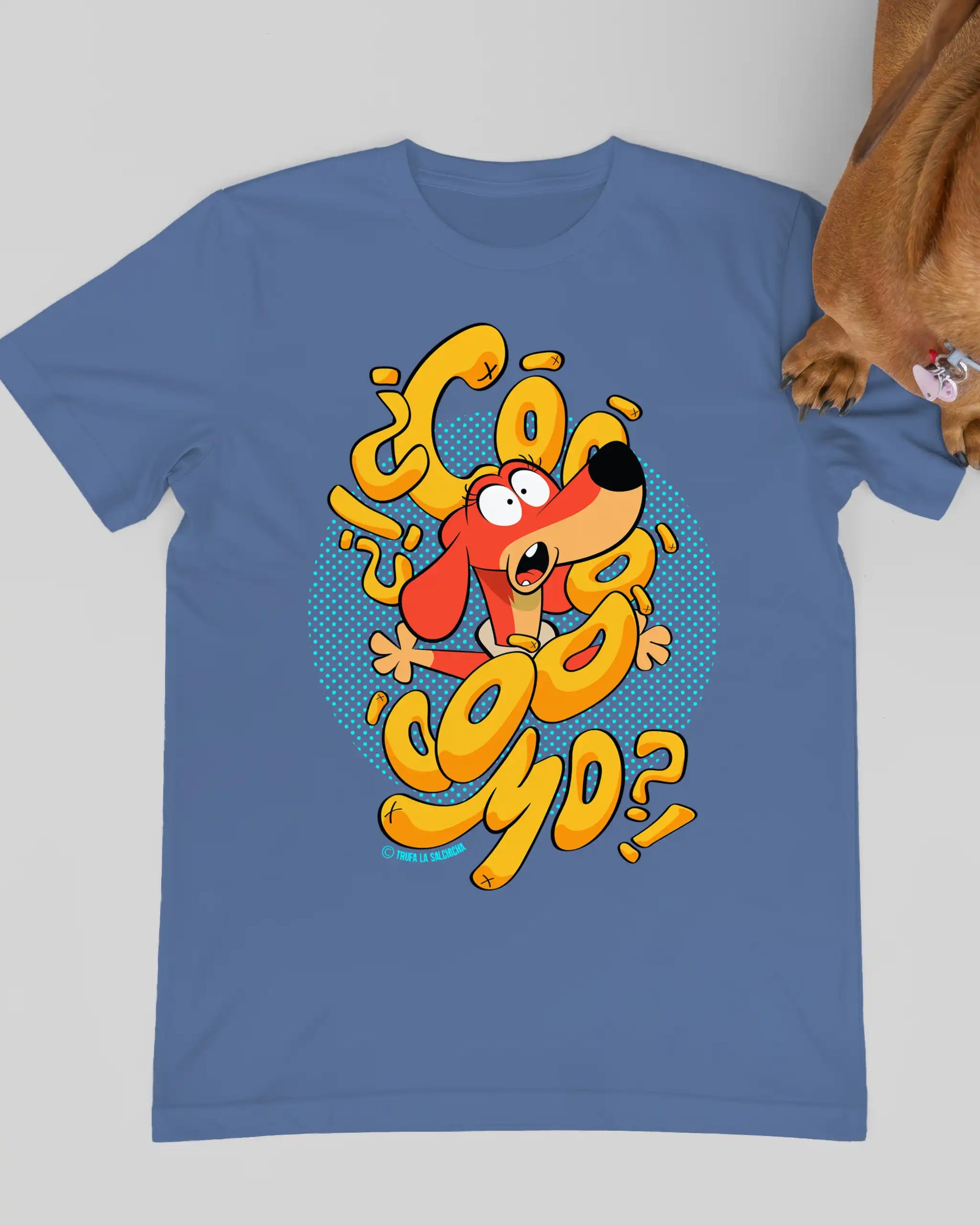 camiseta kids como azul