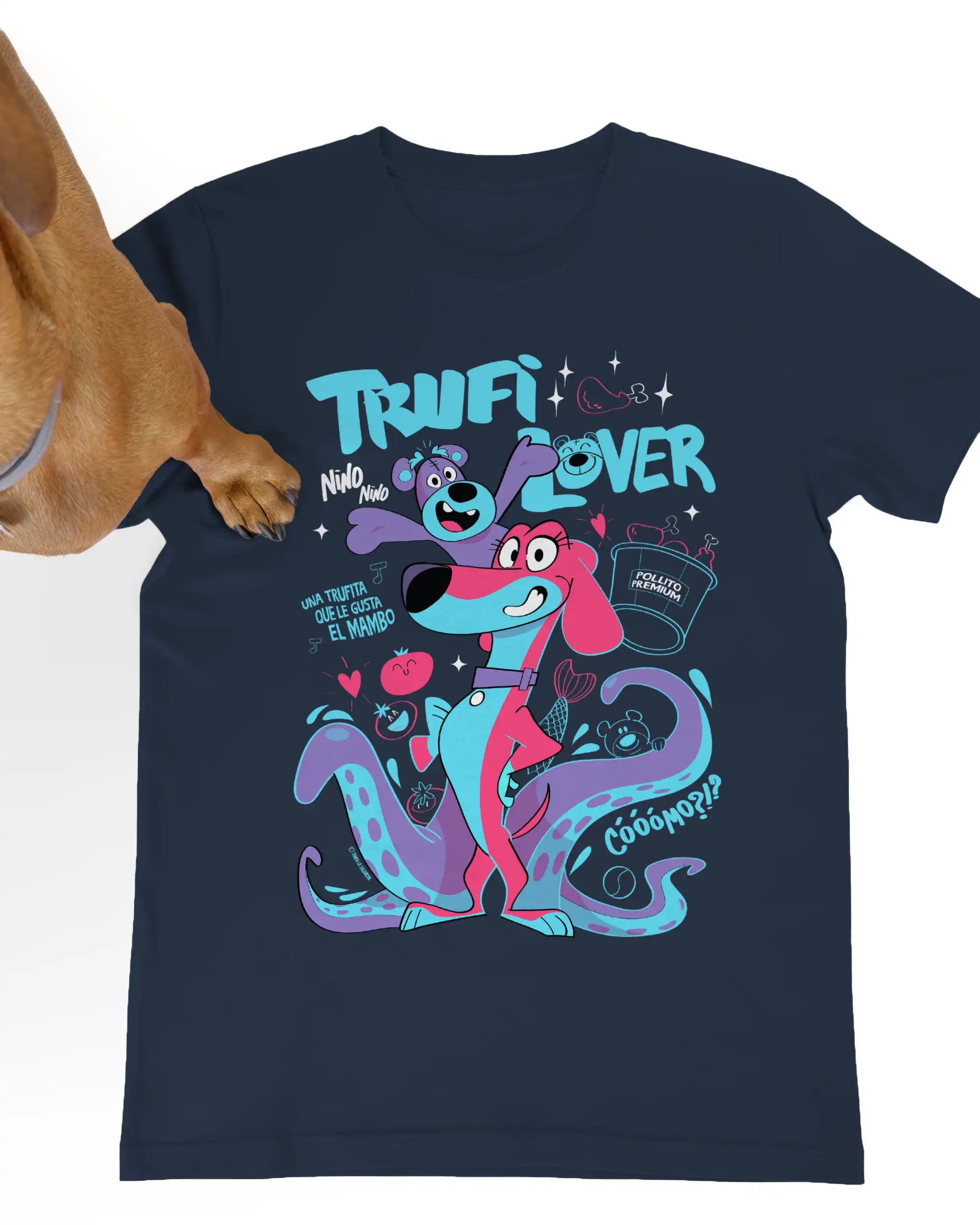 camiseta kis trufilover marino