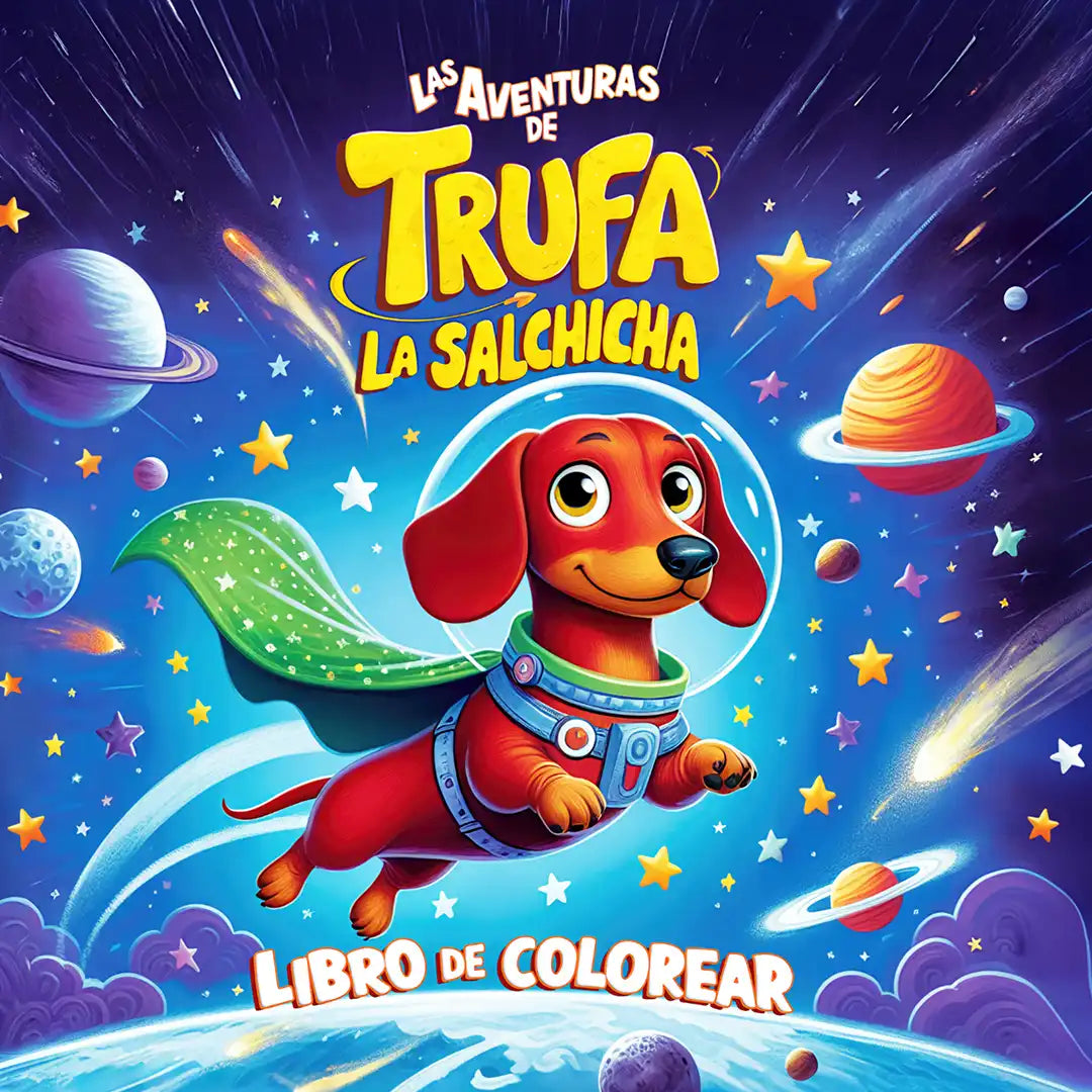 trufa la salchicha libro de colorear